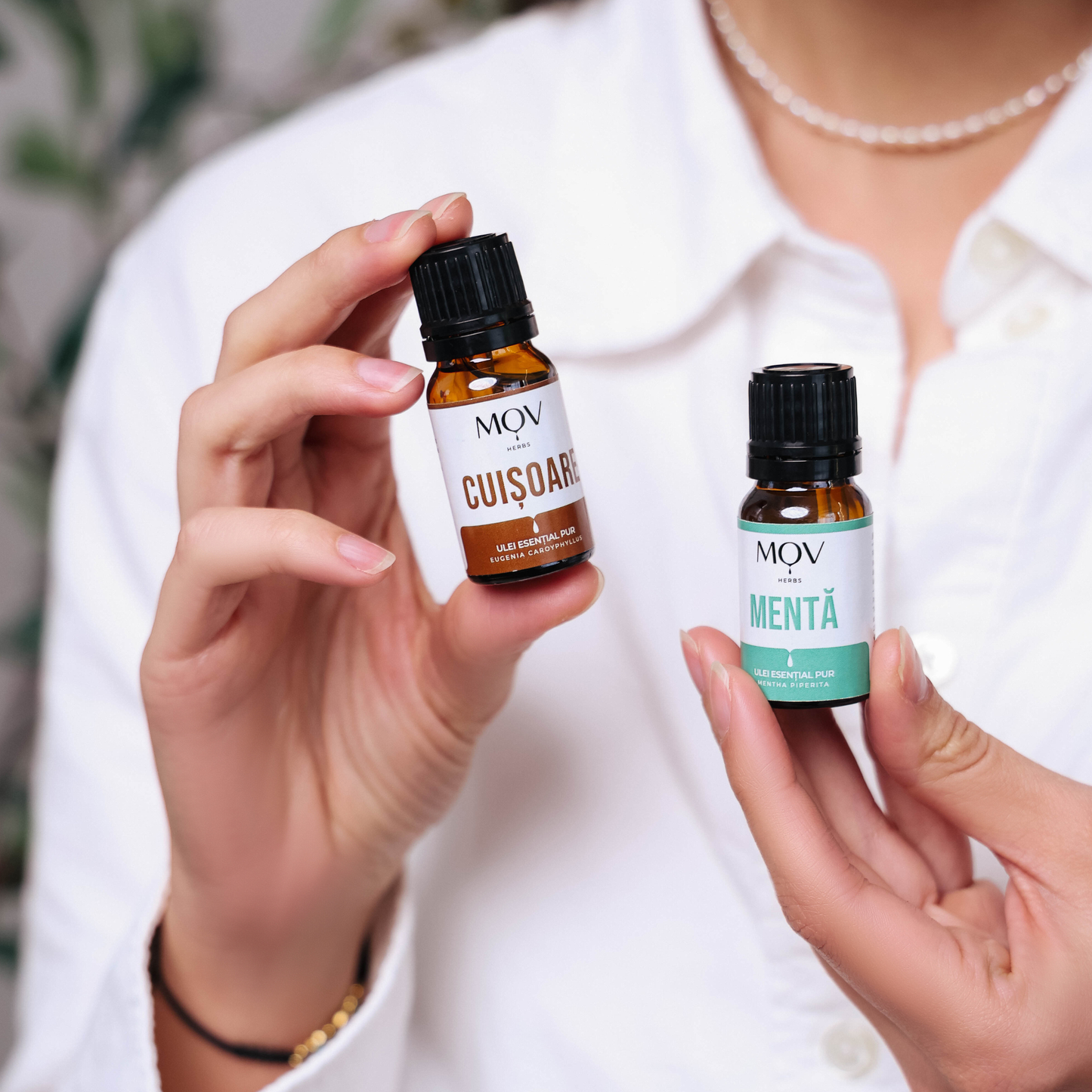 Ulei Esential de Menta si Cuisoare - Mov Herbs